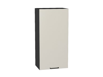 Шкаф верхний с 1-ой дверцей Флэт Graphite, Cashmere In 2S, 920, 450 В*Ш*Г 920*450*318, фасад ЛДСП  Cashmere In 2S, корпус  Graphite ms2510VVT_55770