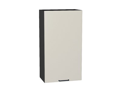 Шкаф верхний с 1-ой дверцей Флэт Graphite, Cashmere In 2S, 920, 500 В*Ш*Г 920*500*318, фасад ЛДСП  Cashmere In 2S, корпус  Graphite ms2510VVT_55771