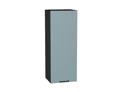 Шкаф верхний с 1-ой дверцей Флэт Graphite, Grey-green In 2S, 920, 350 В*Ш*Г 920*350*318, фасад ЛДСП  Grey-green In 2S, корпус  Graphite ms2510VVT_65164
