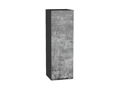 Шкаф верхний с 1-ой дверцей Флэт Graphite, Temple Stone 2S, 920, 300 В*Ш*Г 920*300*318, фасад ЛДСП  Temple Stone 2S, корпус  Graphite ms2510VVT_52631