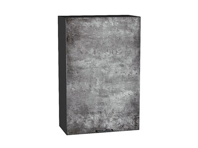Шкаф верхний с 1-ой дверцей Флэт Graphite, Temple Stone 2S, 920, 600 В*Ш*Г 920*600*318, фасад ЛДСП  Temple Stone 2S, корпус  Graphite ms2510VVT_52635
