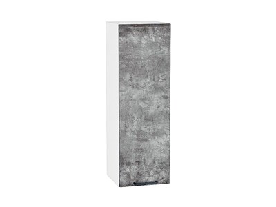 Шкаф верхний с 1-ой дверцей Флэт Белый, Temple Stone 2S, 920, 300 В*Ш*Г 920*300*318, фасад ЛДСП  Temple Stone 2S, корпус  Белый ms2510VVT_52621