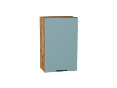 Шкаф верхний с 1-ой дверцей Флэт Дуб Вотан, Grey-green In 2S, 720, 450 В*Ш*Г 716*450*318, фасад ЛДСП  Grey-green In 2S, корпус  Дуб Вотан ms2510VVT_62432