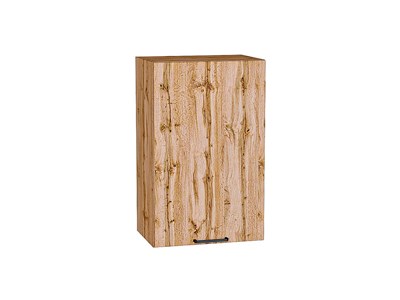 Шкаф верхний с 1-ой дверцей Флэт Дуб Вотан, Wotan Oak 2S, 720, 450 В*Ш*Г 716*450*318, фасад ЛДСП  Wotan Oak 2S, корпус  Дуб Вотан ms2510VVT_62441
