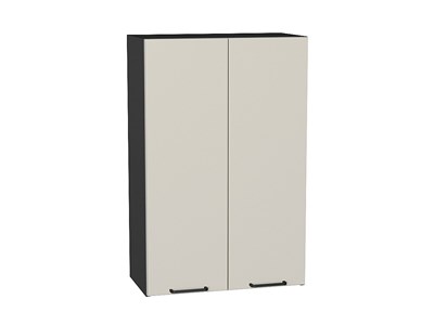 Шкаф верхний с 2-мя дверцами Флэт Graphite, Cashmere In 2S, 920, 600 В*Ш*Г 920*600*318, фасад ЛДСП  Cashmere In 2S, корпус  Graphite ms2510VVT_55779
