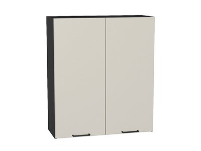 Шкаф верхний с 2-мя дверцами Флэт Graphite, Cashmere In 2S, 920, 800 В*Ш*Г 920*800*318, фасад ЛДСП  Cashmere In 2S, корпус  Graphite ms2510VVT_55780
