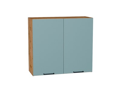 Шкаф верхний с 2-мя дверцами Флэт Дуб Вотан, Grey-green In 2S, 720, 800 В*Ш*Г 716*800*318, фасад ЛДСП  Grey-green In 2S, корпус  Дуб Вотан ms2510VVT_62475