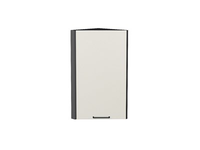 Шкаф верхний торцевой Флэт Graphite, Cashmere In 2S, 720 В*Ш*Г 716*300*306, фасад ЛДСП  Cashmere In 2S, корпус  Graphite ms2510VVT_55833