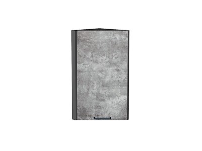 Шкаф верхний торцевой Флэт Graphite, Temple Stone 2S, 720 В*Ш*Г 716*300*306, фасад ЛДСП  Temple Stone 2S, корпус  Graphite ms2510VVT_52658