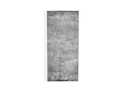 Шкаф верхний торцевой Флэт Белый, Temple Stone 2S, 920 В*Ш*Г 920*300*306, фасад ЛДСП  Temple Stone 2S, корпус  Белый ms2510VVT_52657