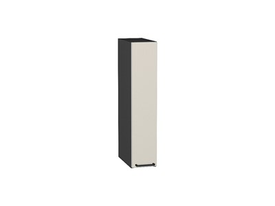 Шкаф верхний бутылочница Флэт Graphite, Cashmere In 2S, 150 В*Ш*Г 716*150*318, фасад ЛДСП  Cashmere In 2S, корпус  Graphite ms2510VVT_55828