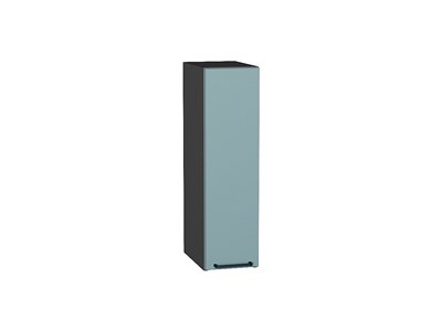 Шкаф верхний бутылочница Флэт Graphite, Grey-green In 2S, 720, 200 В*Ш*Г 716*200*318, фасад ЛДСП  Grey-green In 2S, корпус  Graphite ms2510VVT_55621