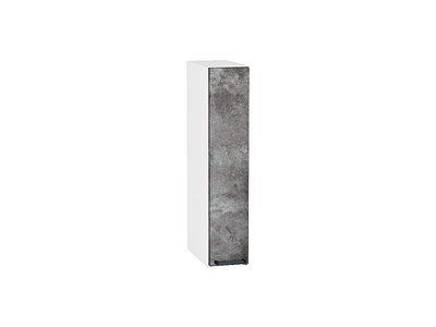 Шкаф верхний бутылочница Флэт Белый, Temple Stone 2S, 150 В*Ш*Г 716*150*318, фасад ЛДСП  Temple Stone 2S, корпус  Белый ms2510VVT_52561