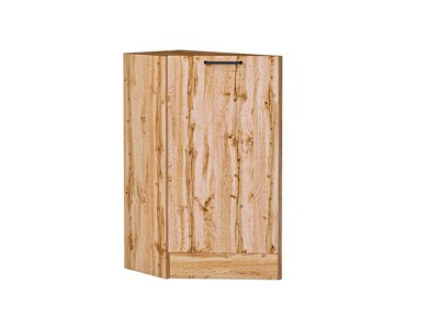 Шкаф нижний торцевой Флэт Дуб Вотан, Wotan Oak 2S В*Ш*Г 816*296*552, фасад ЛДСП  Wotan Oak 2S, корпус  Дуб Вотан ms2510VVT_62602