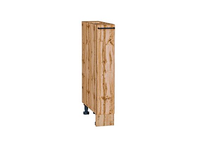 Шкаф нижний бутылочница Флэт Дуб Вотан, Wotan Oak 2S, 150 В*Ш*Г 816*150*478, фасад ЛДСП  Wotan Oak 2S, корпус  Дуб Вотан ms2510VVT_62505