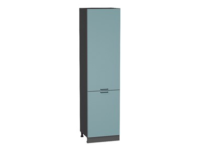 Шкаф пенал с 2-мя дверцами Флэт Graphite, Grey-green In 2S, 2340, 600 В*Ш*Г 2336*600*574, фасад ЛДСП  Grey-green In 2S, корпус  Graphite ms2510VVT_56987