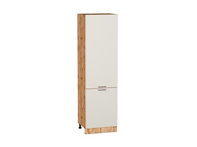 Шкаф пенал с 2-мя дверцами Флэт Дуб Вотан, Cashmere In 2S, 2140, 600 В*Ш*Г 2132*600*574, фасад ЛДСП  Cashmere In 2S, корпус  Дуб Вотан ms2510VVT_62634