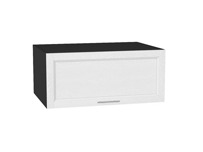Шкаф верхний горизонтальный глубокий Сканди Graphite, White Softwood, 800 В*Ш*Г 358*800*576, фасад МДФ  White Softwood, корпус  Graphite ms2510VVT_56129