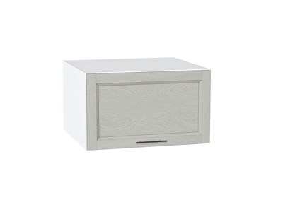 Шкаф верхний горизонтальный глубокий Сканди Белый, Cappuccino Softwood, 600 В*Ш*Г 358*600*576, фасад МДФ  Cappuccino Softwood, корпус  Белый ms2510VVT_45325