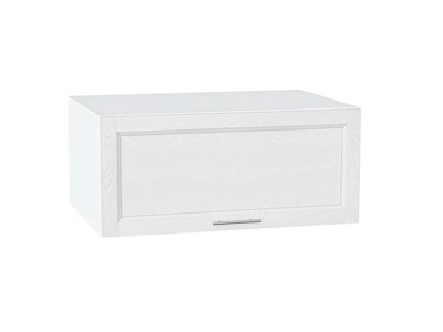 Шкаф верхний горизонтальный глубокий Сканди Белый, White Softwood, 800 В*Ш*Г 358*800*576, фасад МДФ  White Softwood, корпус  Белый ms2510VVT_56126