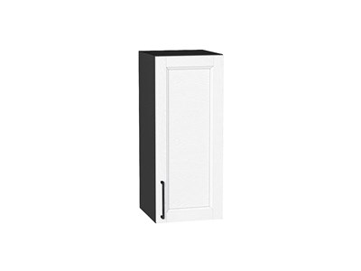 Шкаф верхний с 1-ой дверцей Сканди Graphite, White Silkwood, 720, 300 В*Ш*Г 716*300*320, фасад МДФ  White Silkwood, корпус  Graphite ms2510VVT_70180