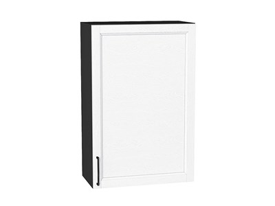 Шкаф верхний с 1-ой дверцей Сканди Graphite, White Silkwood, 920, 600 В*Ш*Г 920*600*320, фасад МДФ  White Silkwood, корпус  Graphite ms2510VVT_70203