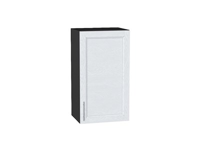 Шкаф верхний с 1-ой дверцей Сканди Graphite, White Softwood, 720, 400 В*Ш*Г 716*400*320, фасад МДФ  White Softwood, корпус  Graphite ms2510VVT_56164