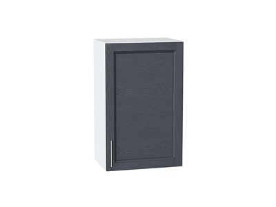 Шкаф верхний с 1-ой дверцей Сканди Белый, Graphite Softwood, 720, 450 В*Ш*Г 716*450*320, фасад МДФ  Graphite Softwood, корпус  Белый ms2510VVT_41336