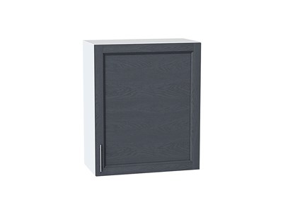 Шкаф верхний с 1-ой дверцей Сканди Белый, Graphite Softwood, 720, 600 В*Ш*Г 716*600*320, фасад МДФ  Graphite Softwood, корпус  Белый ms2510VVT_41358
