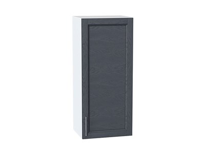 Шкаф верхний с 1-ой дверцей Сканди Белый, Graphite Softwood, 920, 400 В*Ш*Г 920*400*320, фасад МДФ  Graphite Softwood, корпус  Белый ms2510VVT_41380