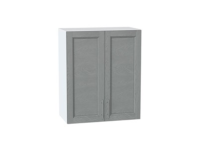 Шкаф верхний с 2-мя дверцами Сканди Белый, Grey Softwood, 720, 600 В*Ш*Г 716*600*320, фасад МДФ  Grey Softwood, корпус  Белый ms2510VVT_41589