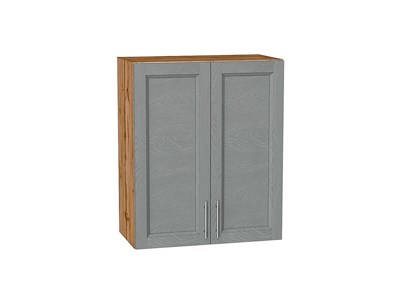 Шкаф верхний с 2-мя дверцами Сканди Дуб Вотан, Grey Softwood, 720, 600 В*Ш*Г 716*600*320, фасад МДФ  Grey Softwood, корпус  Дуб Вотан ms2510VVT_62936
