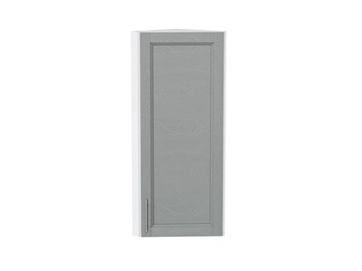 Шкаф верхний торцевой Сканди Белый, Grey Softwood, 920 В*Ш*Г 920*300*306, фасад МДФ  Grey Softwood, корпус  Белый ms2510VVT_48962