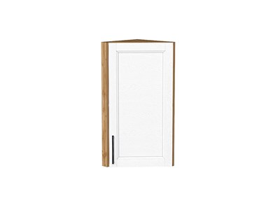 Шкаф верхний торцевой Сканди Дуб Вотан, White Silkwood, 720 В*Ш*Г 716*300*306, фасад МДФ  White Silkwood, корпус  Дуб Вотан ms2510VVT_70254