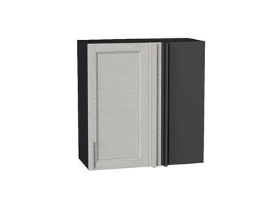 Шкаф верхний прямой угловой Сканди Graphite, Cappuccino Softwood, 720, 700 В*Ш*Г 716*700*345, фасад МДФ  Cappuccino Softwood, корпус  Graphite ms2510VVT_60292