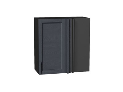 Шкаф верхний прямой угловой Сканди Graphite, Graphite Softwood, 690 В*Ш*Г 716*690*345, фасад МДФ  Graphite Softwood, корпус  Graphite ms2510VVT_48803
