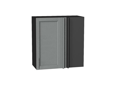 Шкаф верхний прямой угловой Сканди Graphite, Grey Softwood, 720, 700 В*Ш*Г 716*700*345, фасад МДФ  Grey Softwood, корпус  Graphite ms2510VVT_60296
