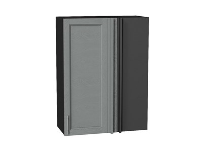 Шкаф верхний прямой угловой Сканди Graphite, Grey Softwood, 920 В*Ш*Г 920*700*345, фасад МДФ  Grey Softwood, корпус  Graphite ms2510VVT_60297