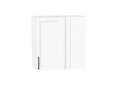 Шкаф верхний прямой угловой Сканди Белый, White Silkwood, 720 В*Ш*Г 716*700*345, фасад МДФ  White Silkwood, корпус  Белый ms2510VVT_70162