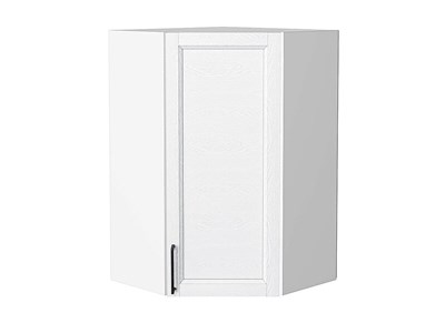 Шкаф верхний угловой Сканди Белый, White Silkwood, 920 В*Ш*Г 920*600*600, фасад МДФ  White Silkwood, корпус  Белый ms2510VVT_70259