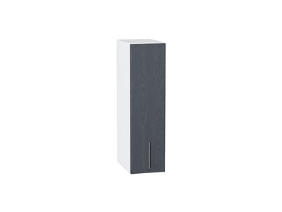 Шкаф верхний бутылочница Сканди Белый, Graphite Softwood, 200, 720 В*Ш*Г 716*200*320, фасад МДФ  Graphite Softwood, корпус  Белый ms2510VVT_43766