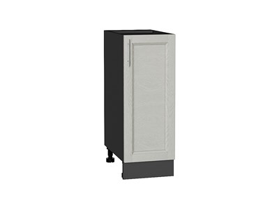 Шкаф нижний с 1-ой дверцей Сканди Graphite, Cappuccino Softwood, 300 В*Ш*Г 816*300*480, фасад МДФ  Cappuccino Softwood, корпус  Graphite ms2510VVT_41802
