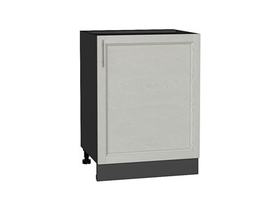 Шкаф нижний с 1-ой дверцей Сканди Graphite, Cappuccino Softwood, 600 В*Ш*Г 816*600*480, фасад МДФ  Cappuccino Softwood, корпус  Graphite ms2510VVT_41846