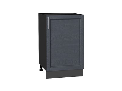 Шкаф нижний с 1-ой дверцей Сканди Graphite, Graphite Softwood, 500 В*Ш*Г 816*500*480, фасад МДФ  Graphite Softwood, корпус  Graphite ms2510VVT_41837
