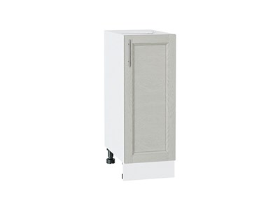 Шкаф нижний с 1-ой дверцей Сканди Белый, Cappuccino Softwood, 300 В*Ш*Г 816*300*480, фасад МДФ  Cappuccino Softwood, корпус  Белый ms2510VVT_41801