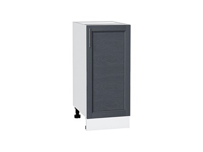 Шкаф нижний с 1-ой дверцей Сканди Белый, Graphite Softwood, 350 В*Ш*Г 816*350*480, фасад МДФ  Graphite Softwood, корпус  Белый ms2510VVT_65225