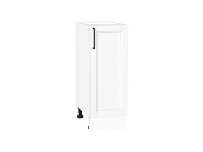Шкаф нижний с 1-ой дверцей Сканди Белый, White Silkwood, 300 В*Ш*Г 816*300*480, фасад МДФ  White Silkwood, корпус  Белый ms2510VVT_70286
