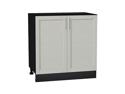 Шкаф нижний с 2-мя дверцами Сканди Graphite, Cappuccino Softwood, 800 В*Ш*Г 816*800*478, фасад МДФ  Cappuccino Softwood, корпус  Graphite ms2510VVT_41956