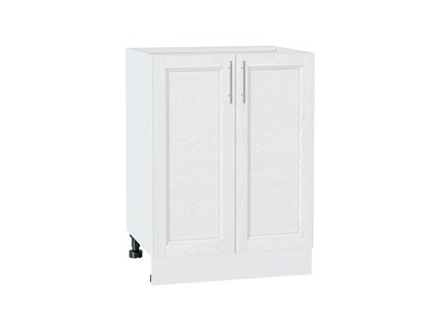 Шкаф нижний с 2-мя дверцами Сканди Белый, White Softwood, 600 В*Ш*Г 816*600*480, фасад МДФ  White Softwood, корпус  Белый ms2510VVT_56274