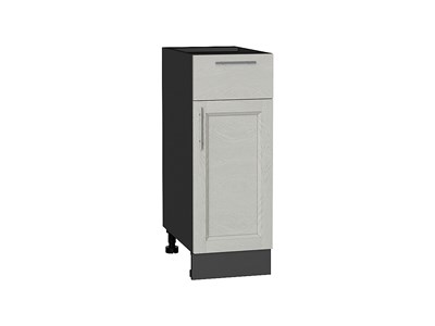 Шкаф нижний с 1-ой дверцей и ящиком Сканди Graphite, Cappuccino Softwood, 300 В*Ш*Г 816*300*480, фасад МДФ  Cappuccino Softwood, корпус  Graphite ms2510VVT_41857